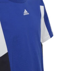 ADIDAS Colorblock 3-Stripes Regular Fit T-Shirt Boys - Blue, White -Padel Pro Shop 18051000 10