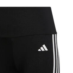 ADIDAS Essentials Train AEROREADY3-Stripes High-Waisted Training Tight Girls - Black, White -Padel Pro Shop 18096000 12