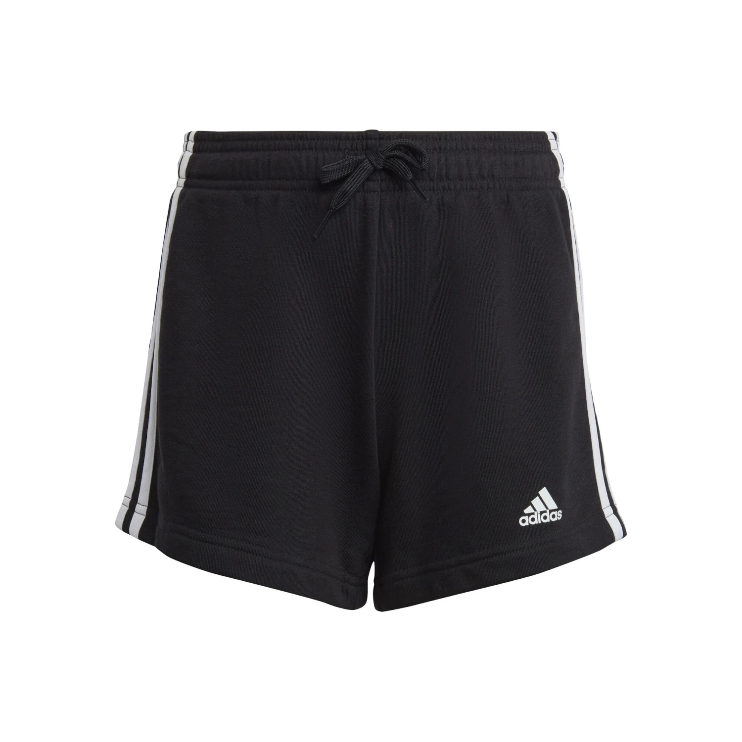 ADIDAS 3-Stripes Shorts Girls - Black, White 3 ADIDAS 3-Stripes Shorts Girls - Black, White