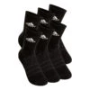 ADIDAS Crew Sportswear Ankle Sports Socks - Black, White -Padel Pro Shop 18129000 000