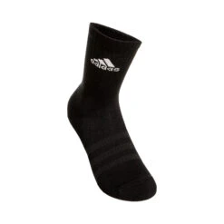 ADIDAS Crew Sportswear Ankle Sports Socks - Black, White -Padel Pro Shop 18129000 10