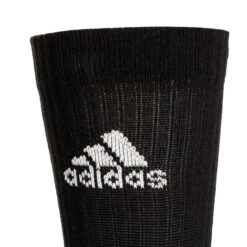ADIDAS Crew Sportswear Ankle Sports Socks - Black, White -Padel Pro Shop 18129000 12