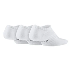 Nike Performance Cushioned No-Show Sports Socks 3 Pack Kids - White, Black -Padel Pro Shop 48853000 0 2