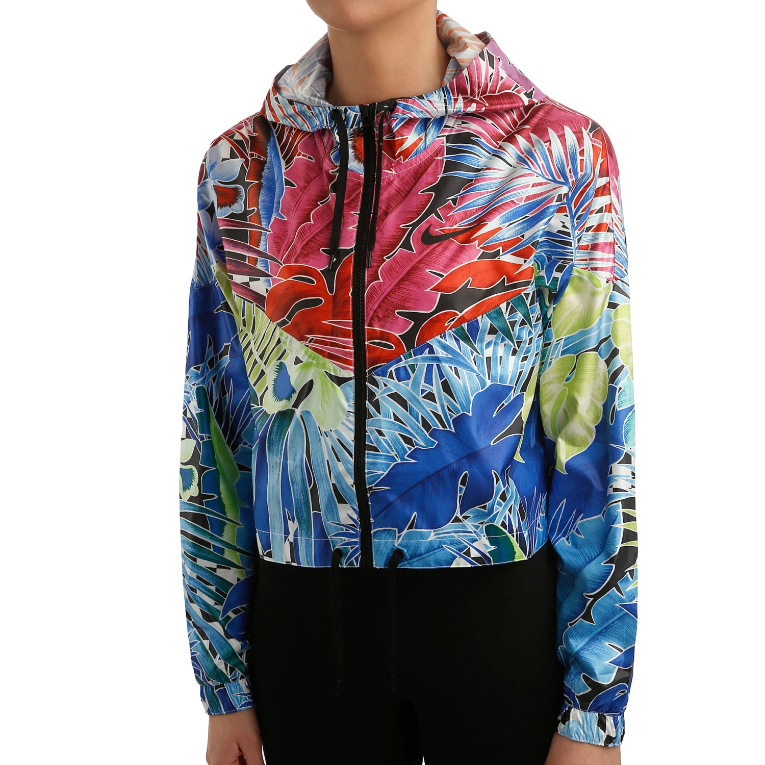 Nike Sportswear Flower Power Woven Training Jacket Women - White, Multicoloured 3 Nike Sportswear Flower Power Woven Training Jacket Women - White, Multicoloured