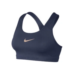 Nike Pro Classic Swoosh Sports Bras Women - Dark Blue, Apricot -Padel Pro Shop 49160000 000