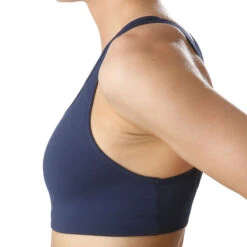 Nike Pro Classic Swoosh Sports Bras Women - Dark Blue, Apricot -Padel Pro Shop 49160000 21