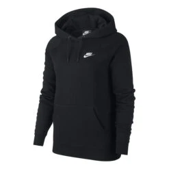 Nike Sportswear Essential Hoody Women - Black, White -Padel Pro Shop 49925000 000