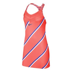Nike Court Dress Women - Coral, Dark Blue -Padel Pro Shop 50937000 000