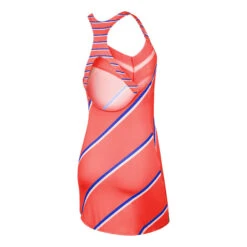 Nike Court Dress Women - Coral, Dark Blue -Padel Pro Shop 50937000 0 2
