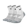 Nike Dry Cushion Quarter Sports Socks 3 Pack - White, Grey -Padel Pro Shop 51723000 000