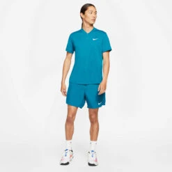 Nike Court Dry Blade Polo Men - Turquoise -Padel Pro Shop 52068000 16