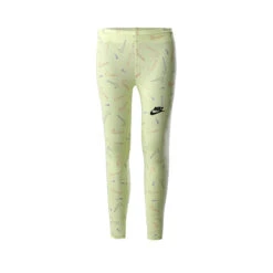 Nike Sportswear Favorites All Over Print Tight Girls - Lime, Black