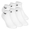 Nike Everyday Cushioned Ankle Sports Socks 6 Pack - White, Black -Padel Pro Shop 54878000 000