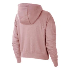 Nike Sportswear Essential Cropped Hoody Women - Pink, White -Padel Pro Shop 55056000 0 2