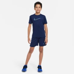 Nike Dri-Fit HBR T-Shirt Boys - Dark Blue -Padel Pro Shop 55648000 11