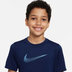 Nike Dri-Fit HBR T-Shirt Boys - Dark Blue -Padel Pro Shop 55648000 13