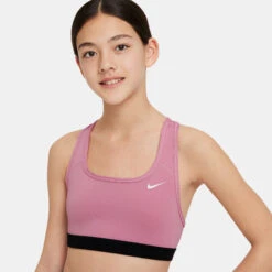 Nike Swoosh Sports Bras Girls - Pink, Black -Padel Pro Shop 55668000 13