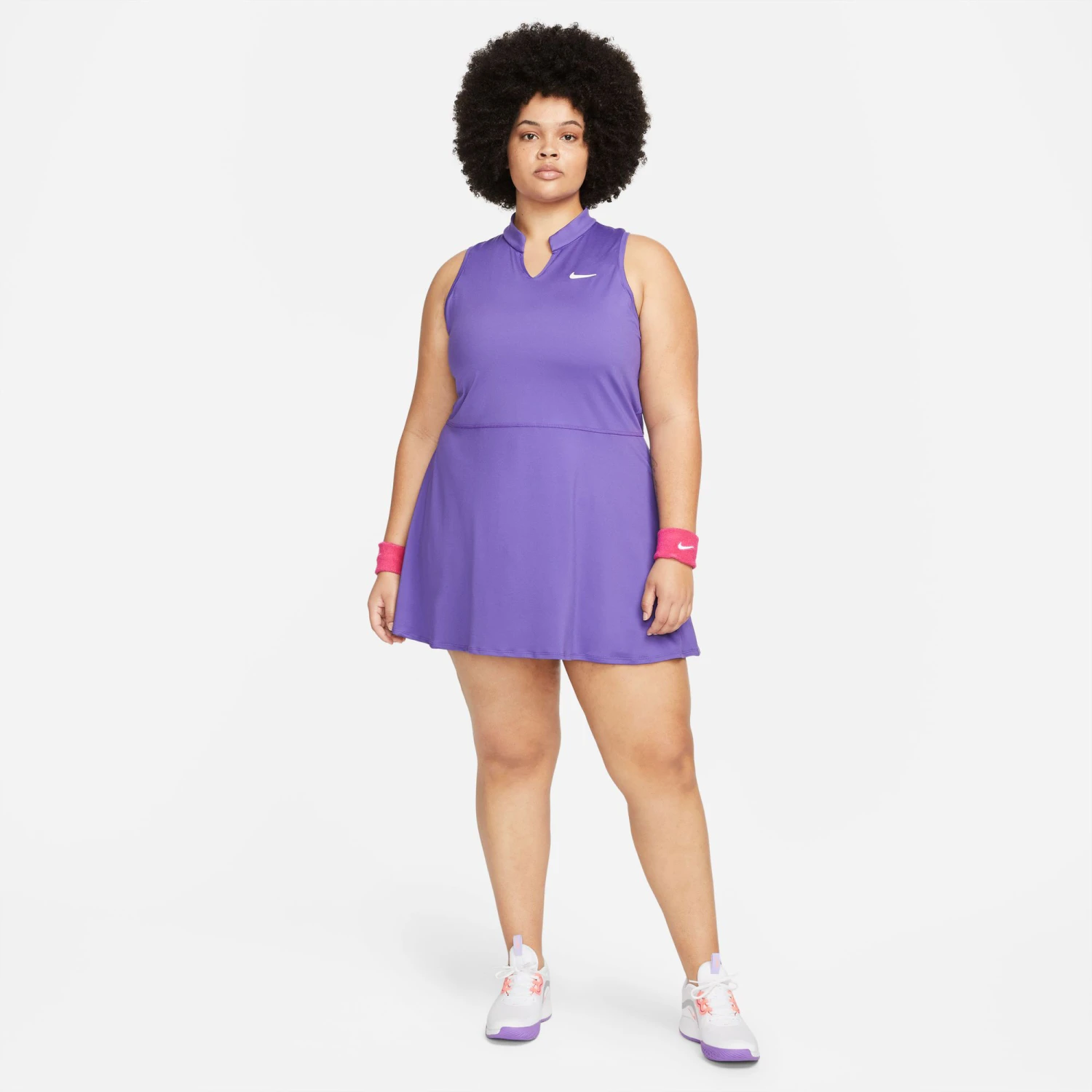 Nike Court Victory Dri-Fit Plus Dress Women - Violet 10 Nike Court Victory Dri-Fit Plus Dress Women - Violet - Image 8