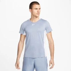 Nike Court Dri-Fit T-Shirt Men - Lightgrey, White -Padel Pro Shop 55930000 14