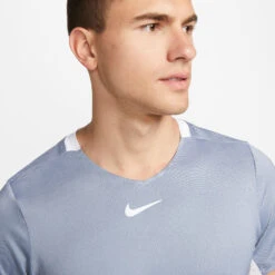 Nike Court Dri-Fit T-Shirt Men - Lightgrey, White -Padel Pro Shop 55930000 17
