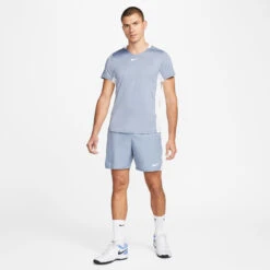 Nike Court Dri-Fit T-Shirt Men - Lightgrey, White -Padel Pro Shop 55930000 18