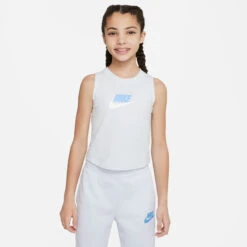 Nike Sportswear Tank Top Kids - Lightgrey -Padel Pro Shop 56076000 14