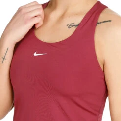 Nike Dri-Fit Swoosh Bra Tank Top Women - Berry -Padel Pro Shop 56699000 0 9
