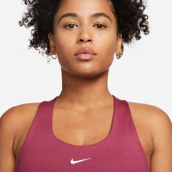 Nike Dri-Fit Swoosh Bra Tank Top Women - Berry -Padel Pro Shop 56699000 15